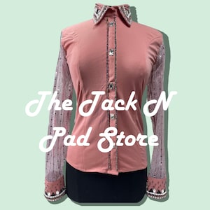 Custom Western Made to Order Sheer Sleeve Show Shirt