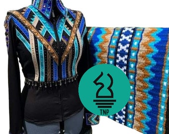 Youth Women Western Show Bolero With Shirt & Matching Pad