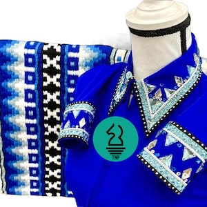 Women Western Show Shirt With Matching Blanket