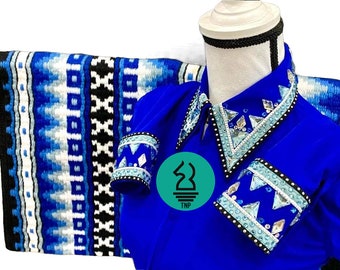 Women Western Show Shirt With Matching Blanket