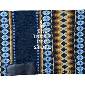Tan Navy Blue Fawn Ombre Newzealand Wool Handwoven Custom Request Show Blanket