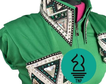 Women Western Show Shirt With Matching Blanket
