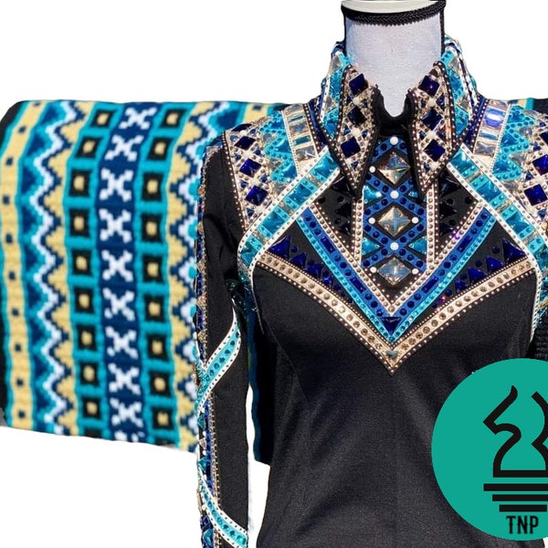 Women Western Show Top With Matching Blanket