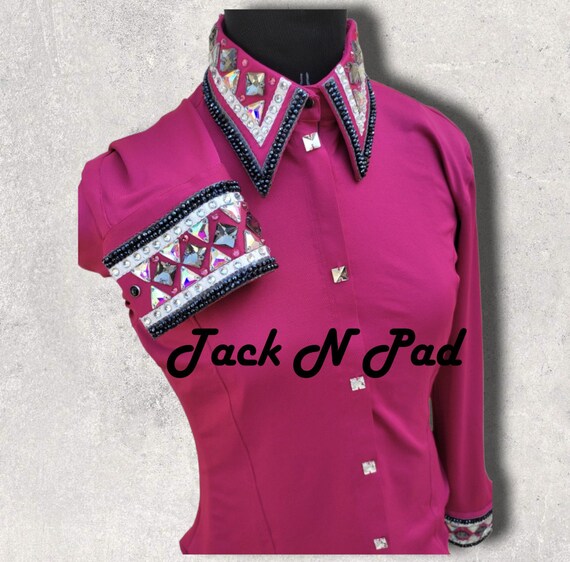 Chemise western rose fuchsia avec coussin assorti - France
