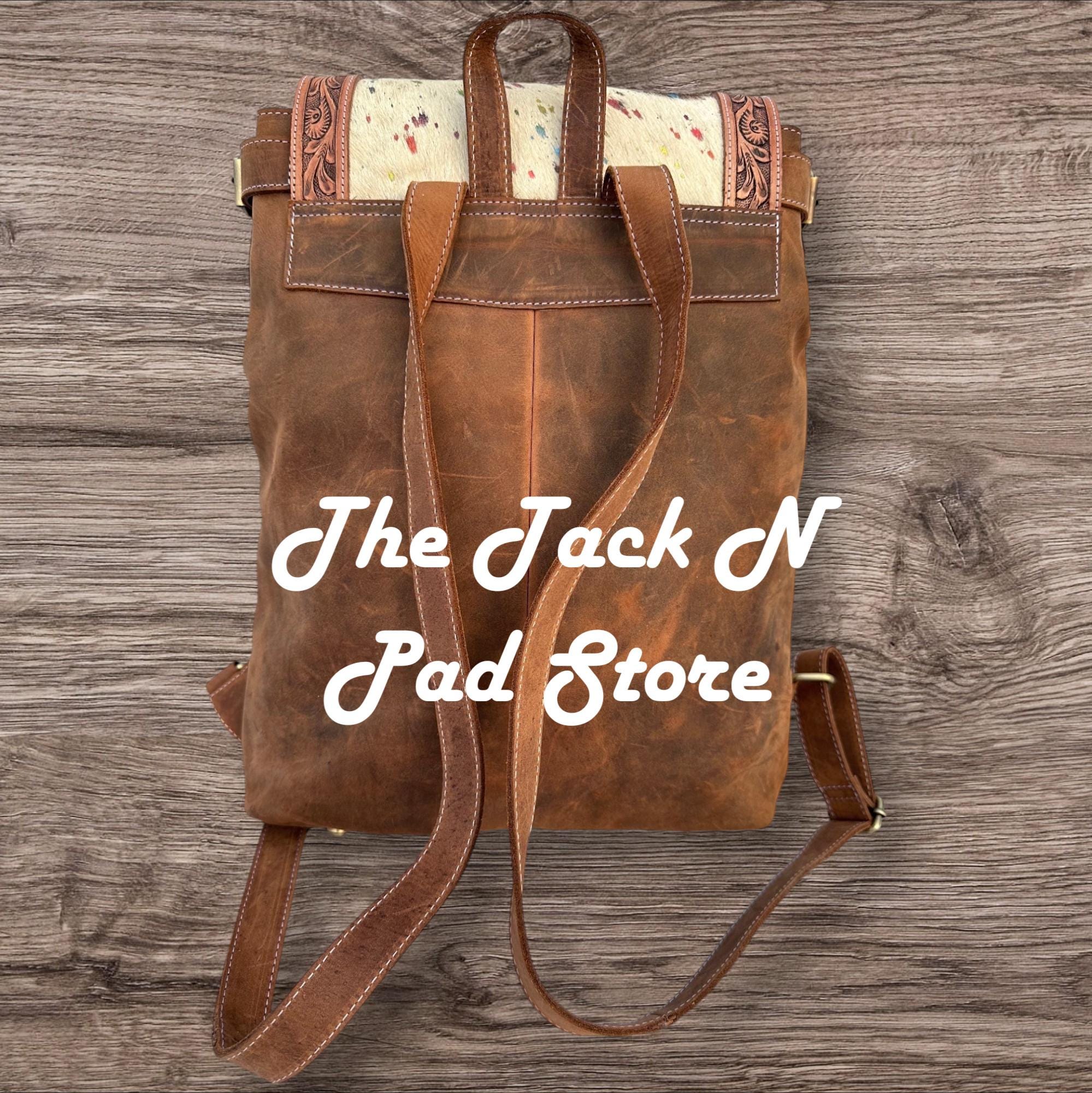 Leather tooled Tan Crossbody Backpack purse western boho cowgirl THE SAK The Sak Leather Tooled Bag Converts Backpack Shoulder  main image 2