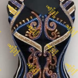 Western Showmanship vest with Matching Show Blanket