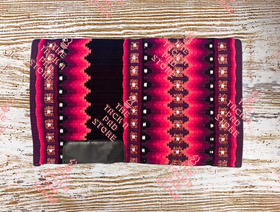 Chemise Western Showmanship Equine Overseas - Taille M Laine - Tapis Assorti 34x42 - Orange Et Noir