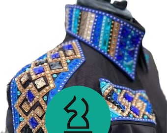 Western wedstrijdshirt voor dames met bijpassende deken