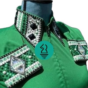 Youth Western Show Shirt with Matching Blanket