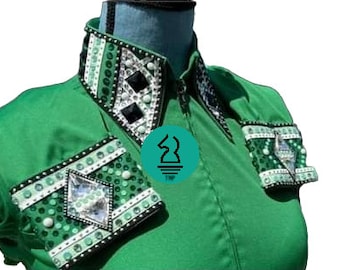 Youth Western Show Shirt with Matching Blanket