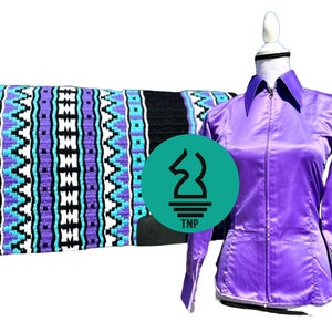 Western Bling Show Shirt with Matching Blanket