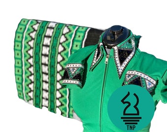Western wedstrijdshirt met bijpassende deken