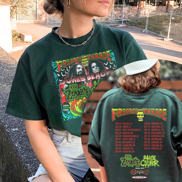 Freaks on Parade Tour Shirt Etsy