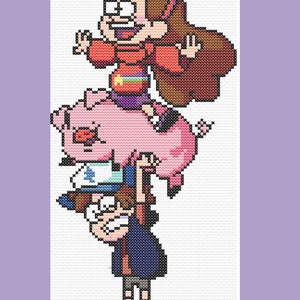 Gravity Falls Cross Stitch Pattern. PDF Pattern