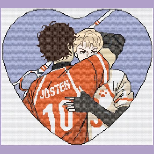 La Corte del Foxhole. Todo por el juego. Patrón de punto de cruz de Andrew Minyard/Neil Josten. Patrón PDF