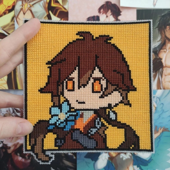 Genshin Impact Cross Stitch Pattern 