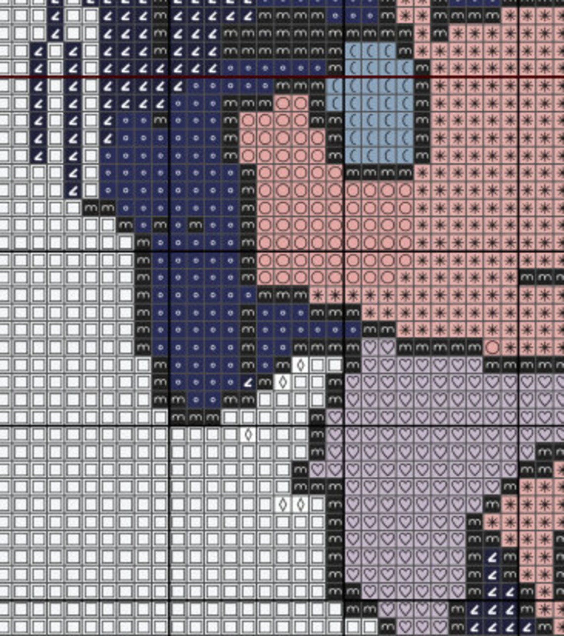 Yelan Pattern Genshin Impact Yelan Cross Stitch Pattern. PDF Pattern - Etsy
