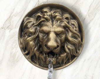 Lion Head wall water spout outdoor Rosette spitter Water fountain emitter Pool water feature