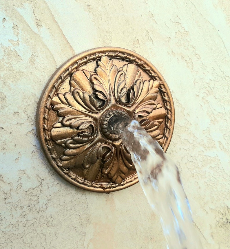 Water Spout Rosette Fountain Outdoor Pool Socket Fountain Display