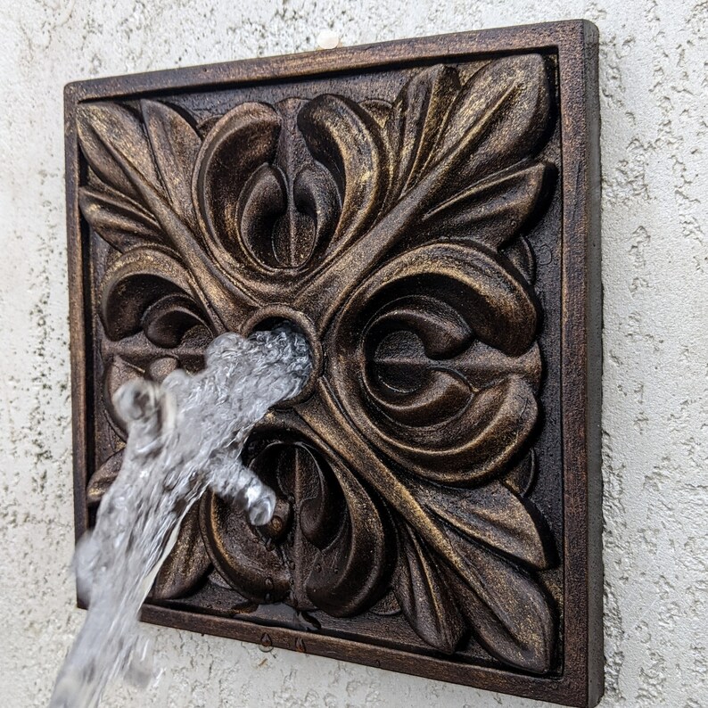 Water Fountain Spout Wall Fountain Emitter Pool Water Feature Etsy