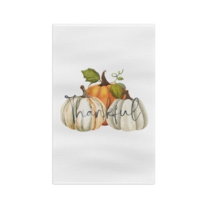 Thankful Pumpkins Fall Soft Tea Towel