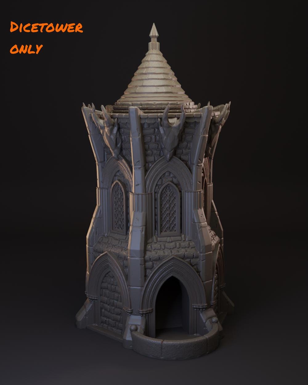 Elven Tower 3D Printed Dice Tower | Terrain Piece for Dungeons and ...