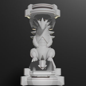 Pokemon Figure Statue Onix Grey Trophy Statue 