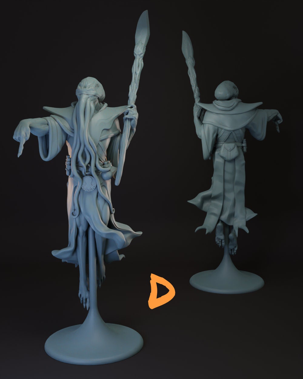 Mind Flayer | Illithid | Ulitharid | Alhoon | Cthulu Tabletop Miniature ...