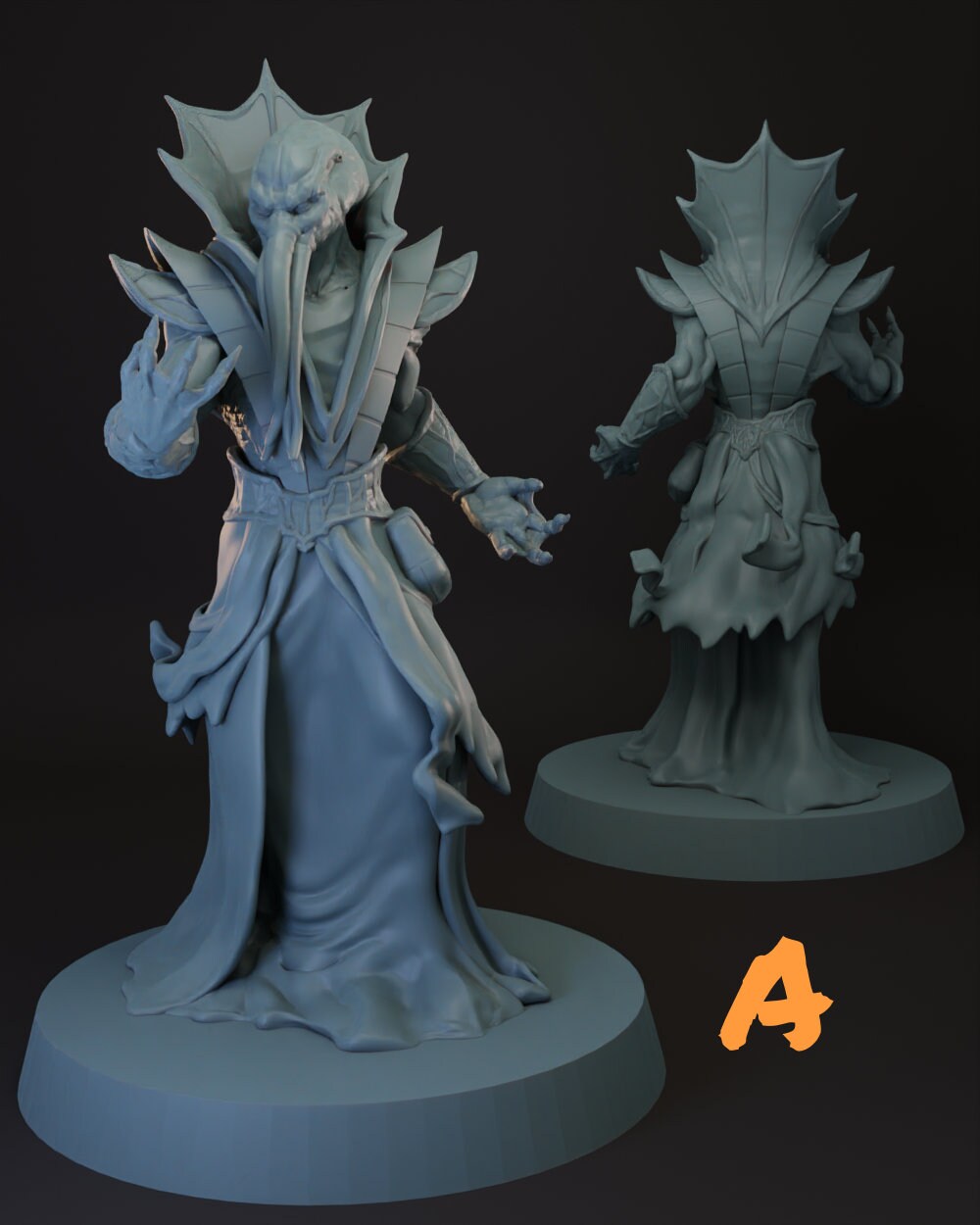 Mind Flayer | Illithid | Ulitharid | Alhoon | Cthulu Tabletop Miniature ...