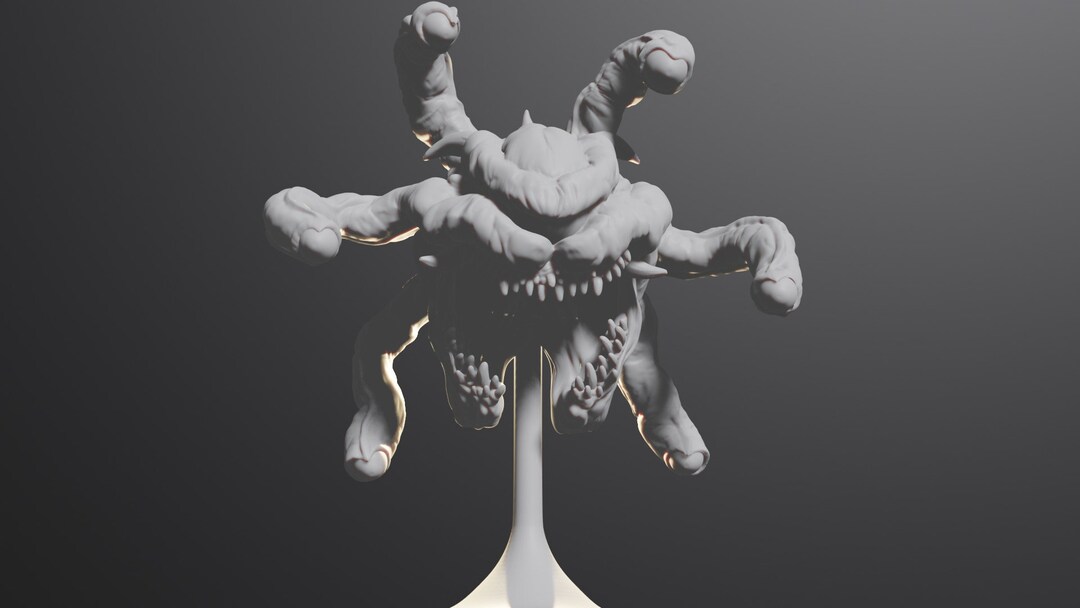 Beholder Eye Tyrant Spectator Monster Tabletop Miniature for Dungeons and Dragons Pathfinder DND