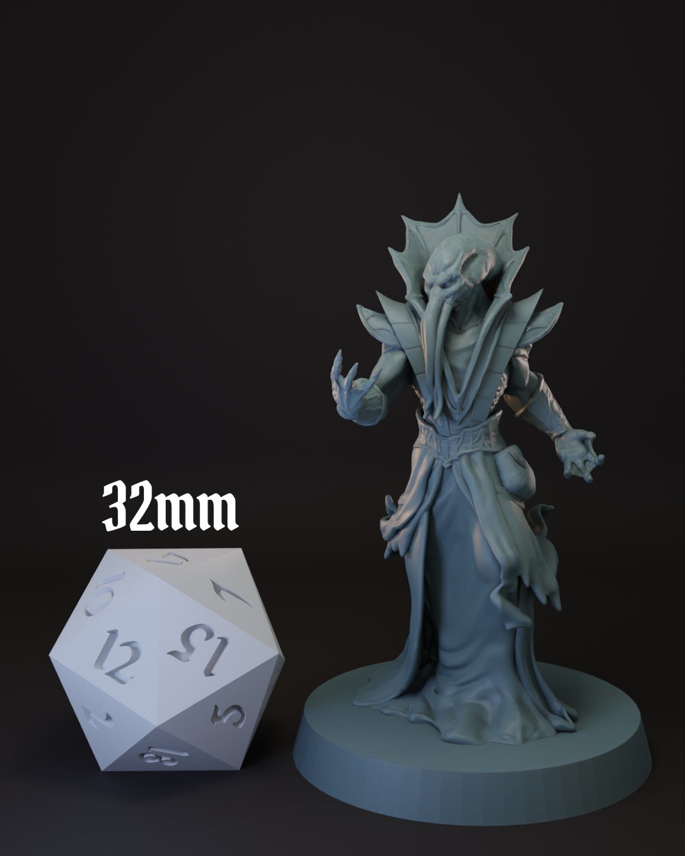 Mind Flayer | Illithid | Ulitharid | Alhoon | Cthulu Tabletop Miniature ...