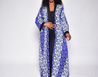 wax kimono/ african kimono/ ankara kimono/ wax overcoat