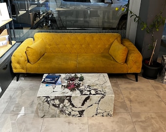 Calacatta Viola Marble Coffee Table