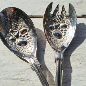 Vintage Silver Plated serving spoons