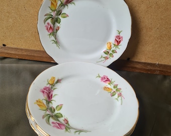 Vintage Royal Stafford Tea Rose zijborden