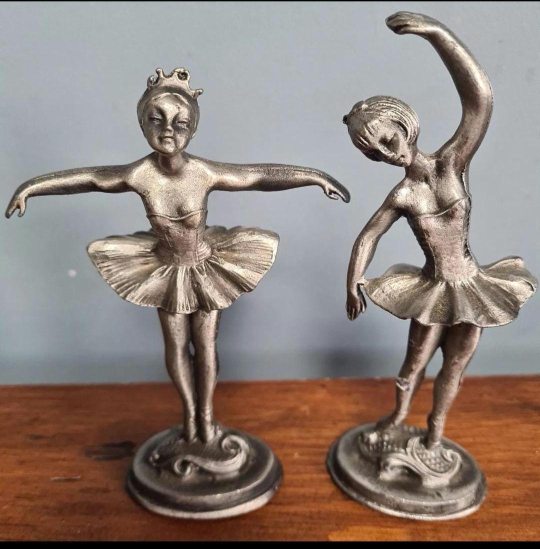 Handcast Ballerina Brooch In Fine Pewter - Degas Dancer Inspired Jewelry, Gift Boxed - View #11
