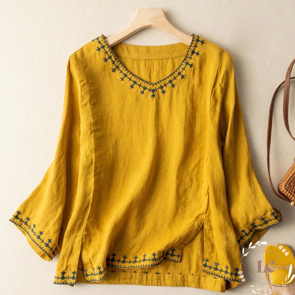 Embroidered Tunic - Etsy