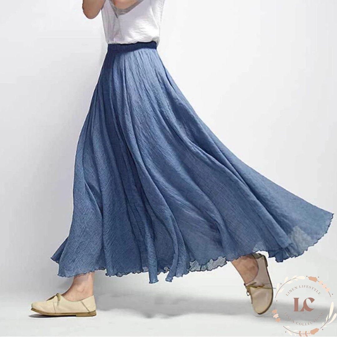 Cotton Maxi Skirt More Colors Long Boho Skirt Tulle Women - Etsy
