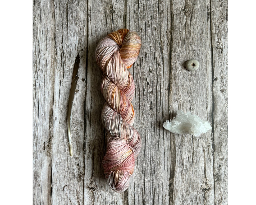 Nocturne Chelsea Snow Handdyed Yarn Chunky, DK and Sock Yarn, Knitting