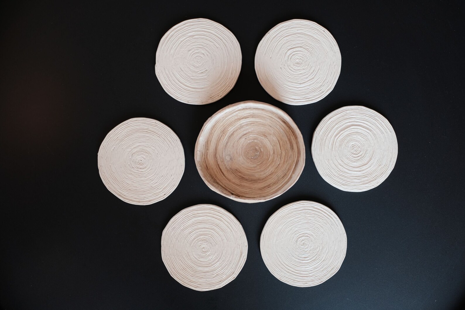 Recycled Newspaper Coasters With Holder in Boho Style Set of Etsy