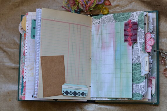 JUNKJOURNAL✤『レッスンnote』 Day 26: Vintage (Junk Journal July 2025) - YouTube