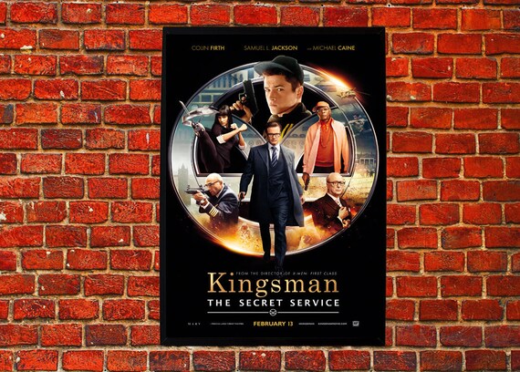 Buy Kingsman the Secret Service 2014 Movie Cover Hd Poster Online in India Etsy
