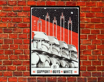 Star Wars propaganda artwork ''Support the Boys in White'' Home Decor hdd Poster