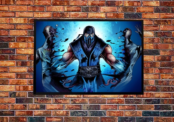 Mortal Kombat Sub Zero Fatality Home Decoration Artwork Hdd 