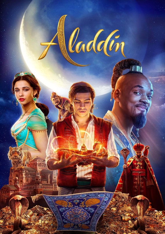 farmaceut farve G Aladdin 2019 Movie Cover Poster - Etsy
