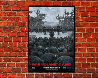 War for the Planet of the Apes Movie hd Poster