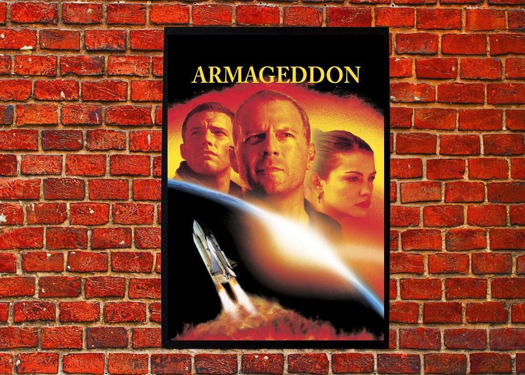 Armageddon 1998 Bruce Willis Will Safe the World Classic Movie Cover Poster  - Etsy