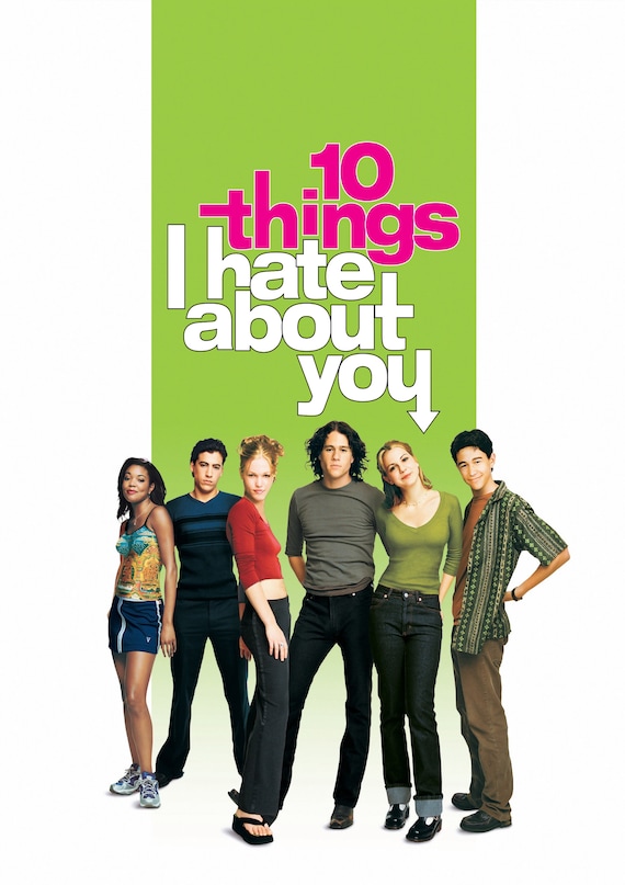 10 Things I Hate About You Romance Movie Cover hdd Poster