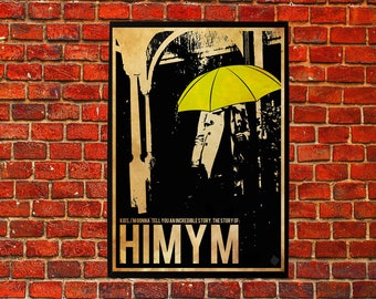 How I Met Your Mother HIMYM Tv Series Minimal Artwork Cover hdd Poster