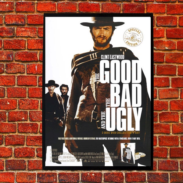 Le bon, la méchant et le laid Clint Eastwood Classic Western Movie Artwork hdd Cover